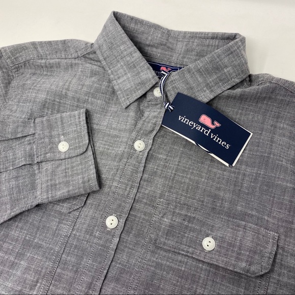 Vineyard Vines Other - Vineyard Vines Long Sleeve Gray Dockman Shirt